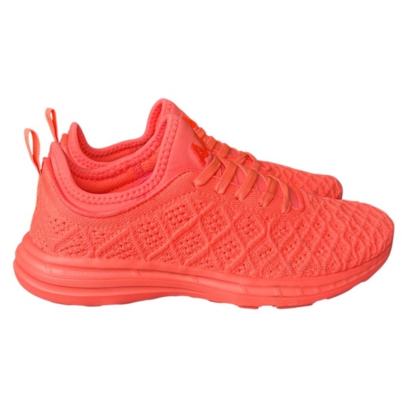 APL Techloom Phantom Running Shoes in Neon Impulse Red/Clear Women’s 7 $205 - Picture 2 of 7